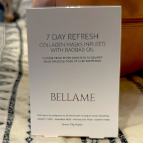 Bellamie 7 Day Refresh Collagen Masks - Cream skincare women’s Bellame beauty - Picture 2 of 3